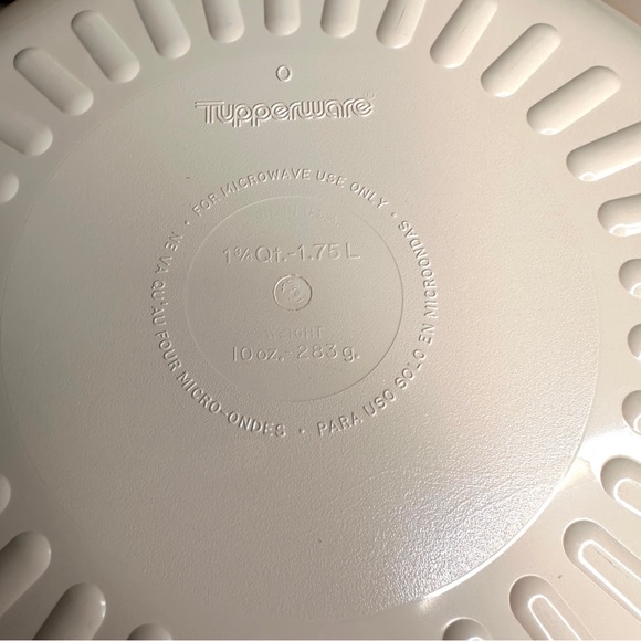 Vintage Tupperware Microwave Cooker Steamer System almond 4 pieces set Lid Cone - Picture 7 of 12